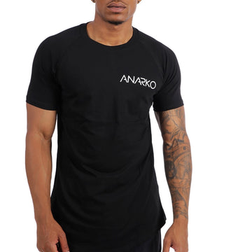 ANARKO Tee Shirt Noir Logo Small